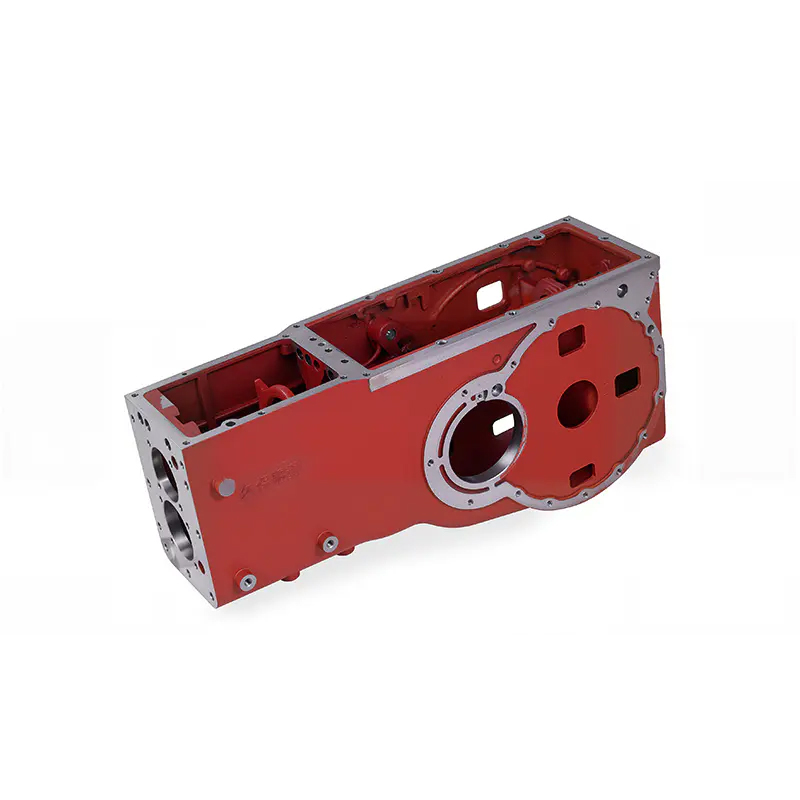 Carcaça de transmissão de trator de ferro fundido cinza